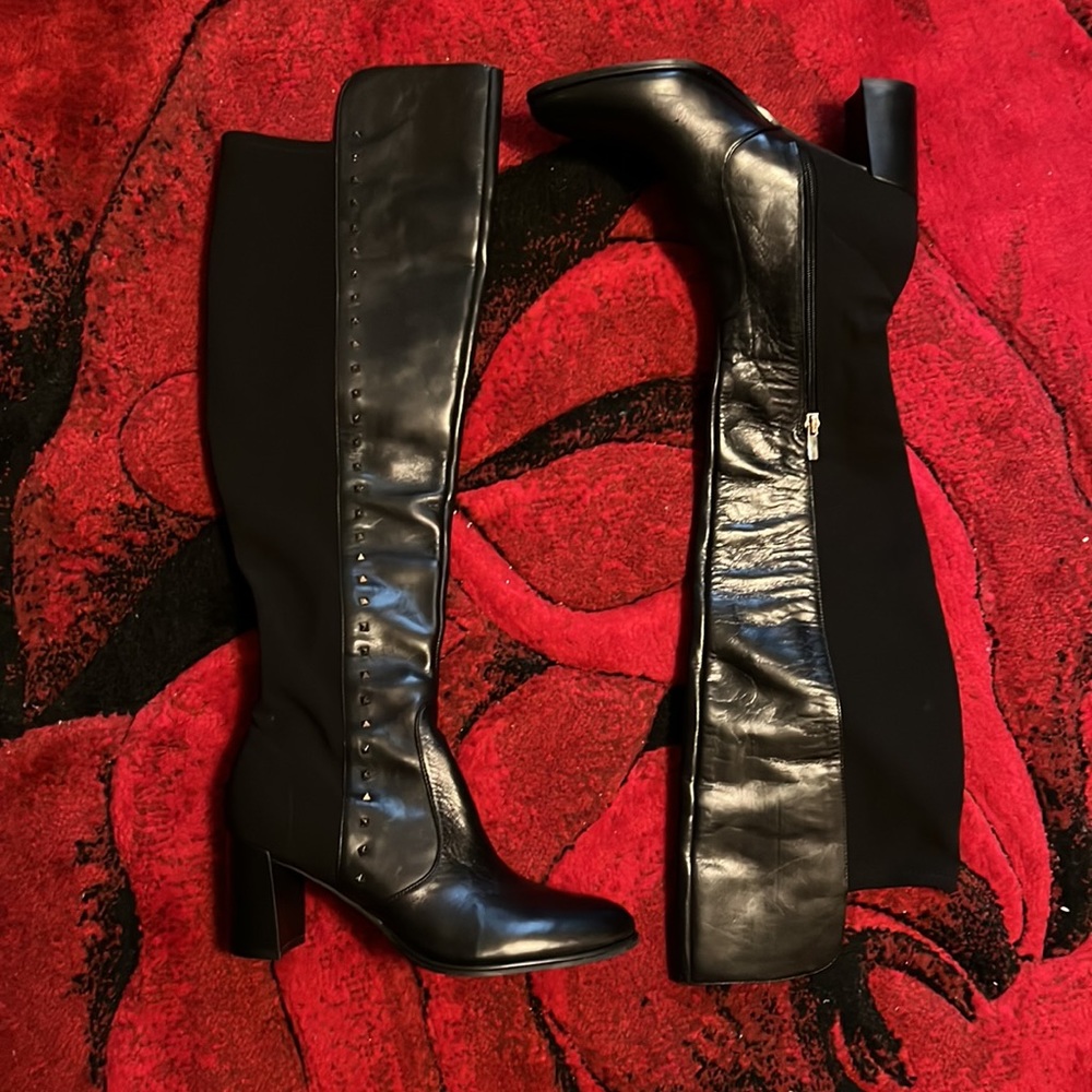 Marc Fisher knee high leather boots